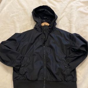 Nylon bomber style jacket